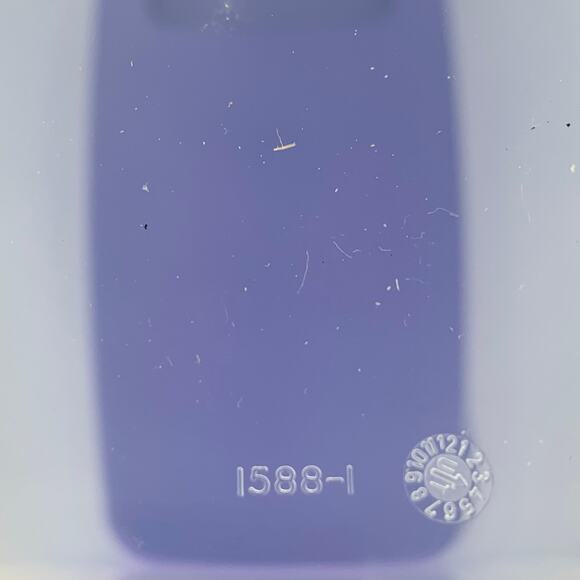 Tupperware Cereal Storage Containers 19 & 13 Cups Purple Lids Clear Frosted - Picture 4 of 7